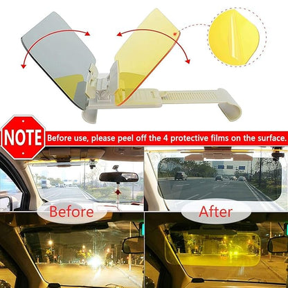 2 in 1 Car Day and Night Visor for all Cars (Large Car Visor)