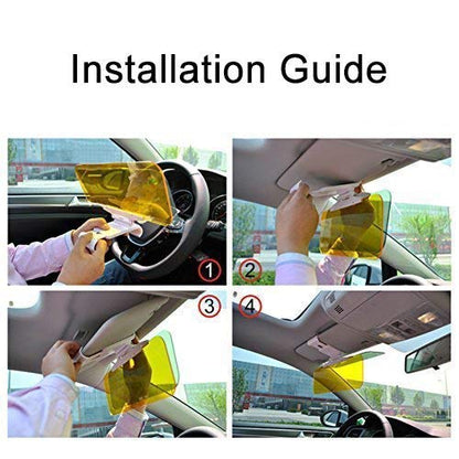 2 in 1 Car Day and Night Visor for all Cars (Large Car Visor)